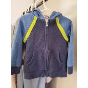 Blue Toddler Zip Up Hoodie